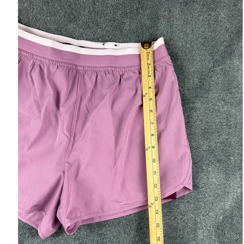 Tek Gear Mens Mauve Burgundy 2-in-1 Running Athletic Shorts Size L
